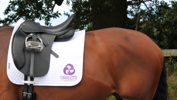 Cavaletti Collection White Saddlepad